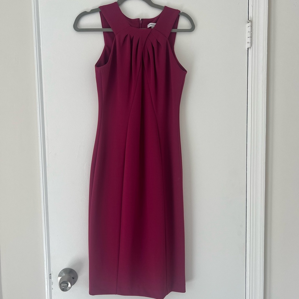 Calvin Klein Small Magenta Dress